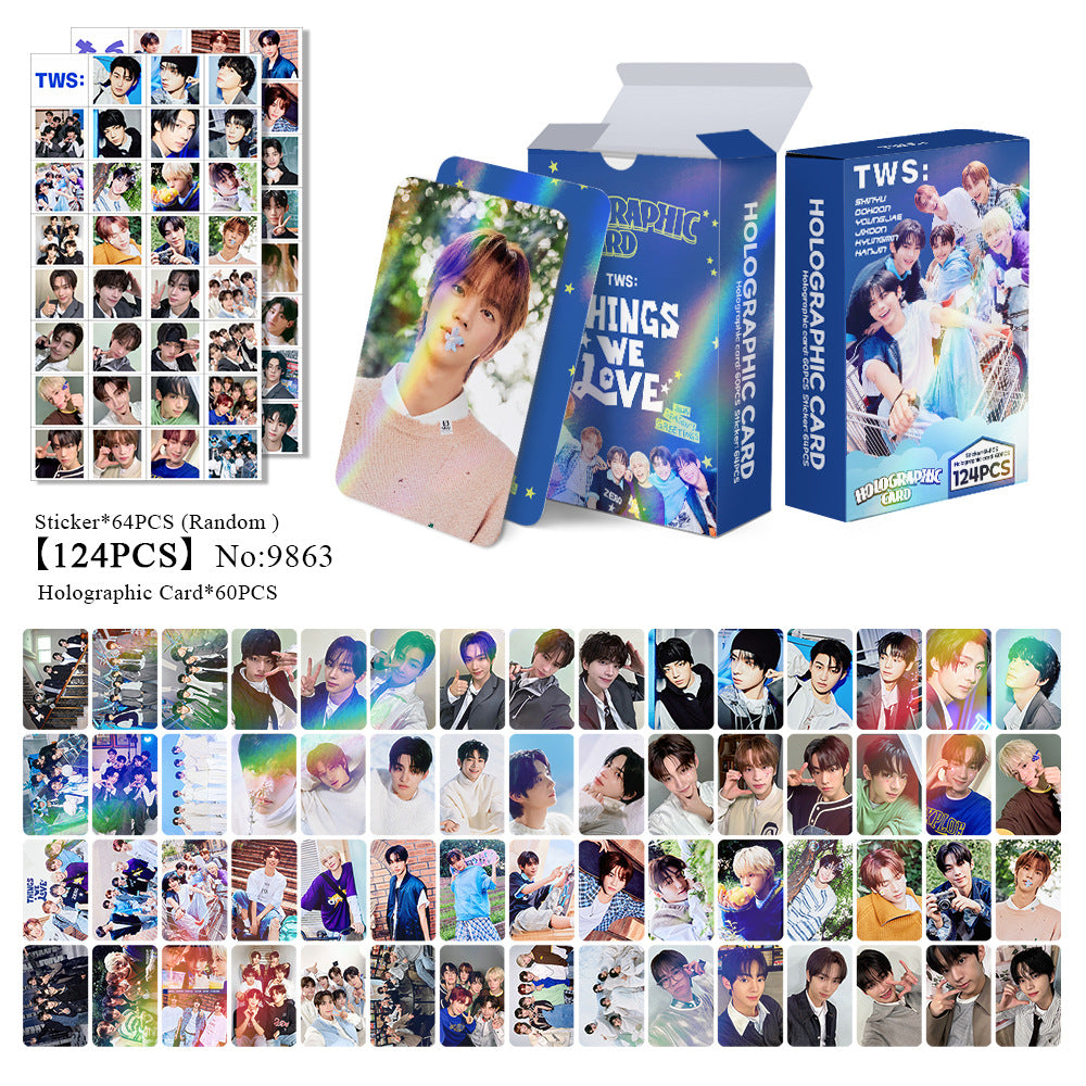 [BULK PRE-ORDER] Set of 5 ALL BOY GROUPS Lomocard Packs (124pc)