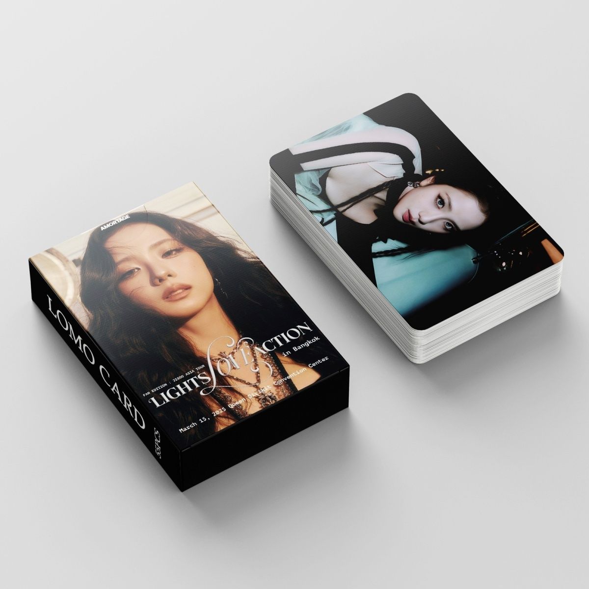 [PRE-ORDER] JISOO Lights Love Action lomocards (55pcs)