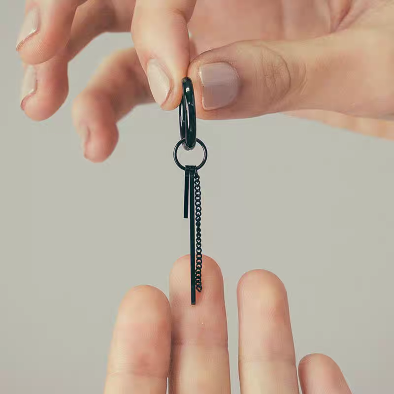 [PRE-ORDER] BTS JUNGKOOK Titanium Steel Earrings (single piece)