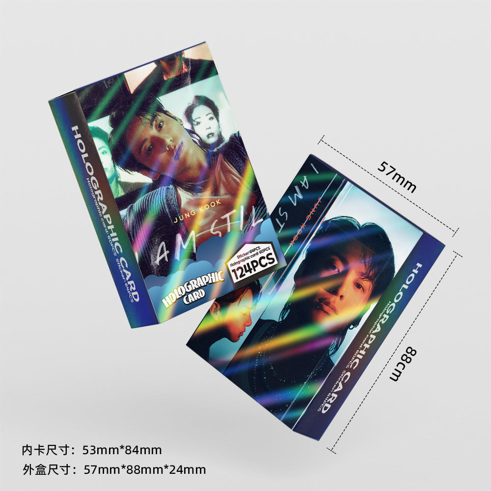 [Në Gjendje] BTS JUNGKOOK 'I Am Still' holographic lomocards (124pcs)