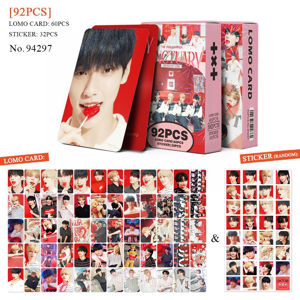 [BULK PRE-ORDER] Set of 5 From ALL BOY GROUPS Lomocard Packs (92pc)