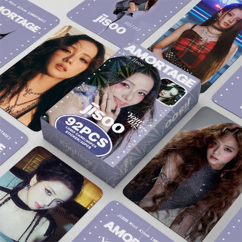 [PRE-ORDER] BLACKPINK Jisoo 'Amortage' lomocards (92pcs)