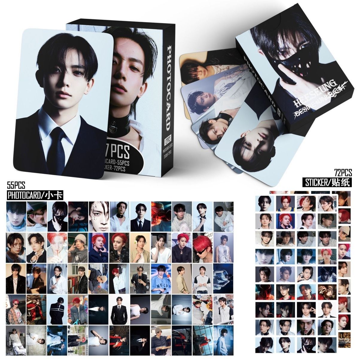 [PRE-ORDER] ENHYPEN MEMBERS 'Desire Unleash' lomocards (127pcs)
