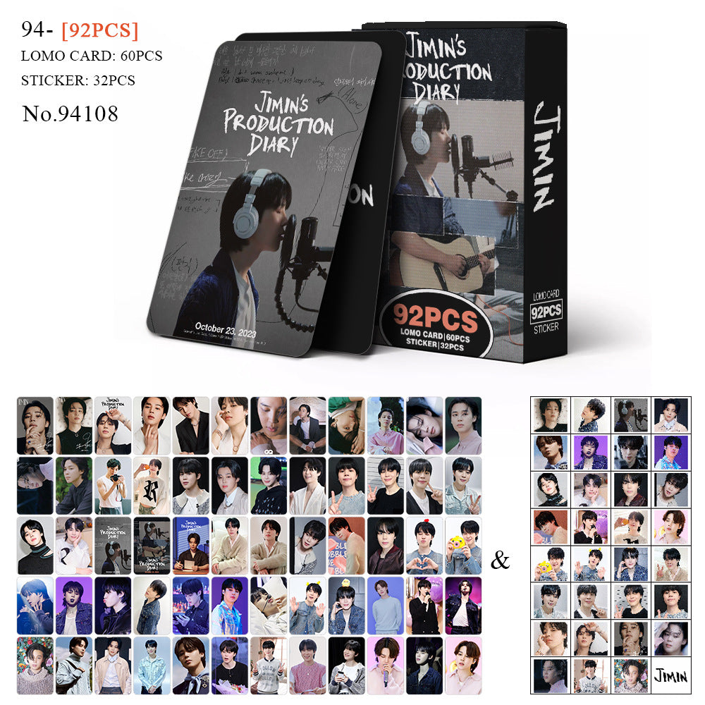[BULK PRE-ORDER] Set of 5 From ALL BOY GROUPS Lomocard Packs (92pc)