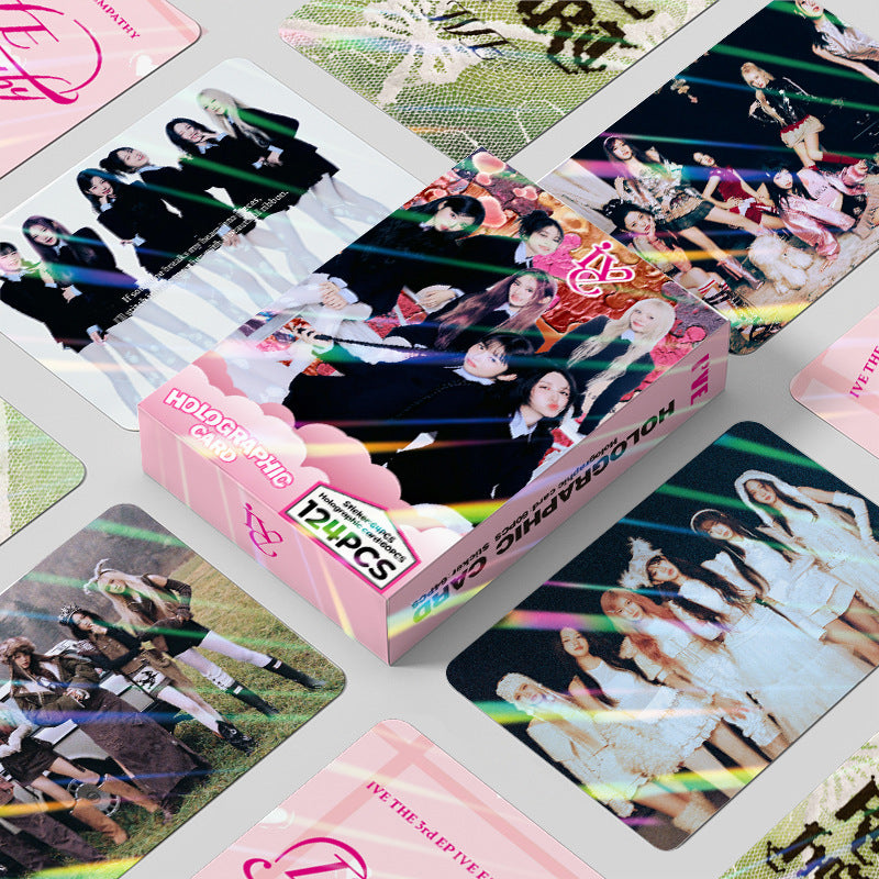 [PRE-ORDER] IVE holographic lomocards (124pcs)