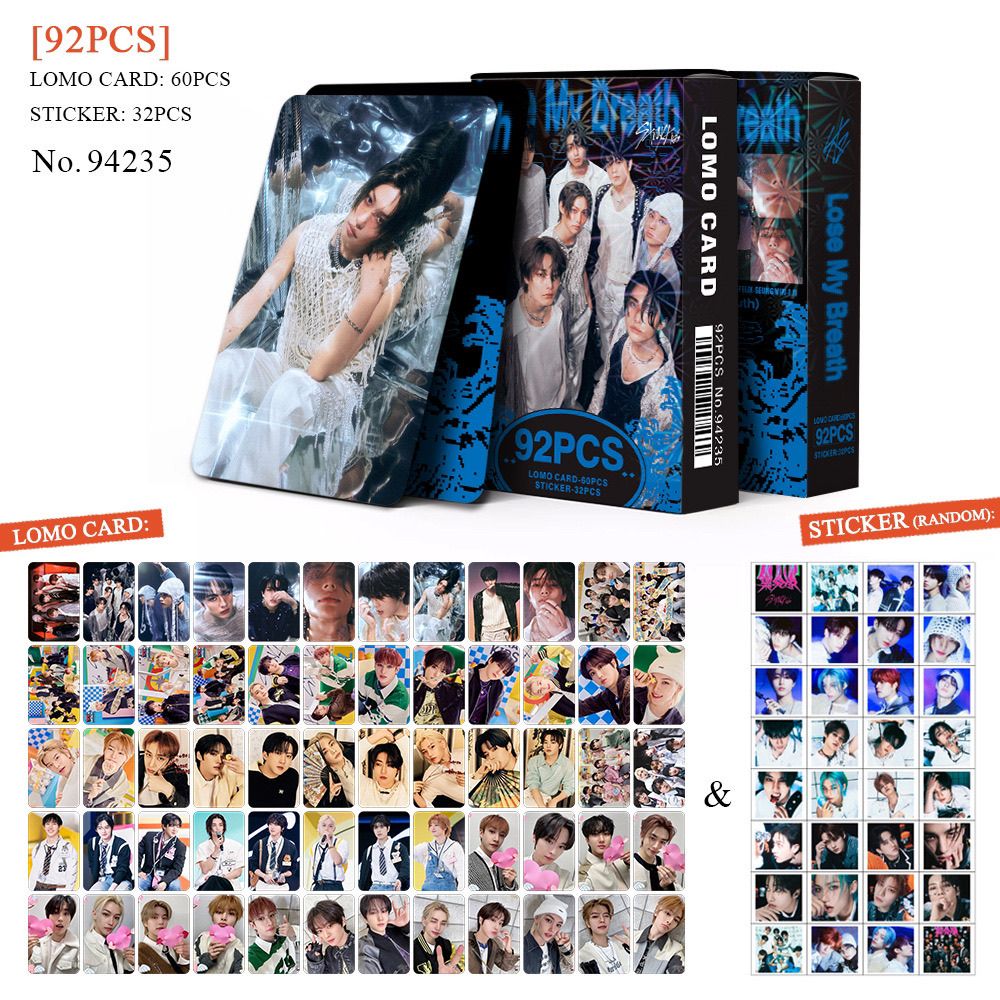 [BULK PRE-ORDER] Set of 5 From ALL BOY GROUPS Lomocard Packs (92pc)