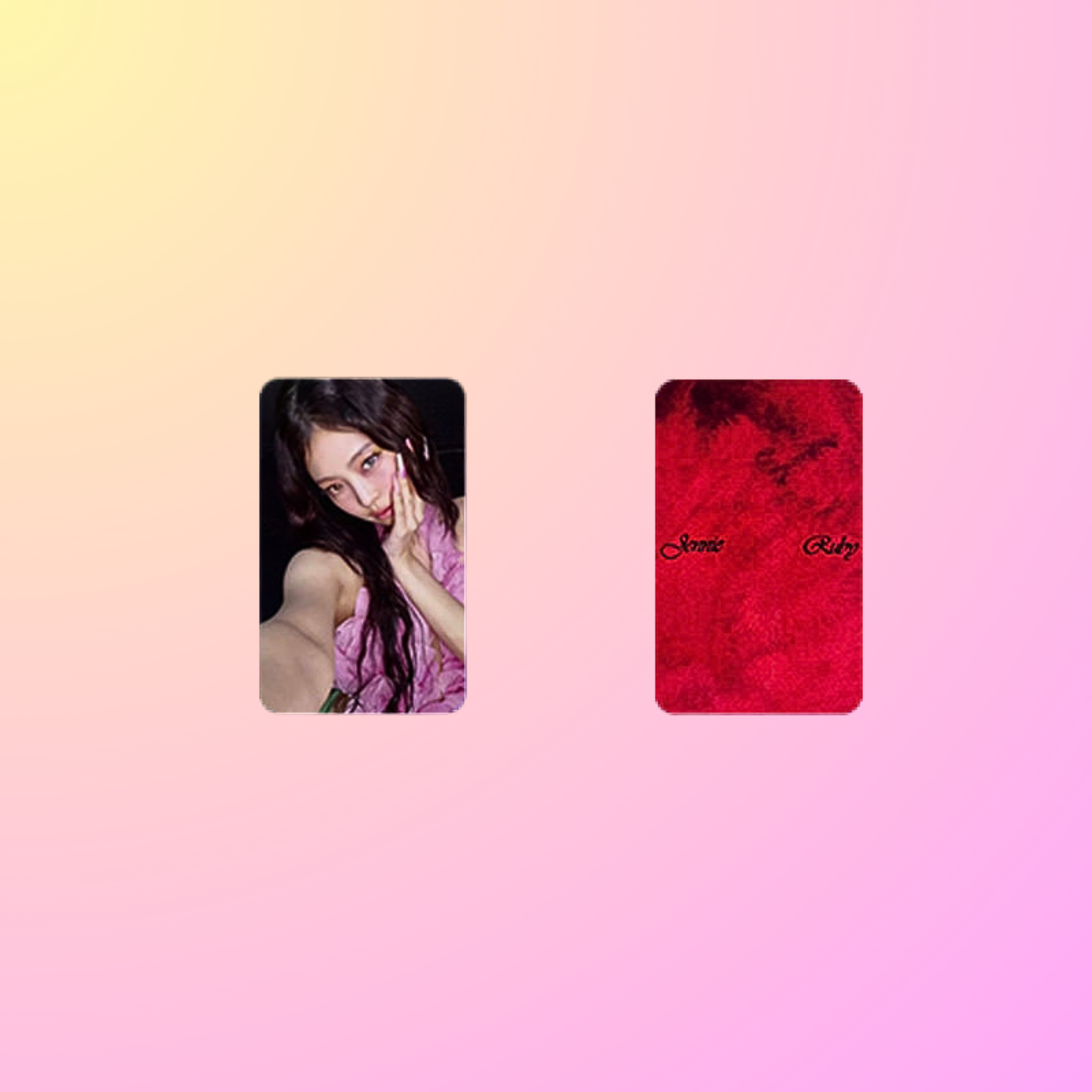 [PRE-ORDER] BLACKPINK JENNIE 'Ruby' Unofficial Photocard Set