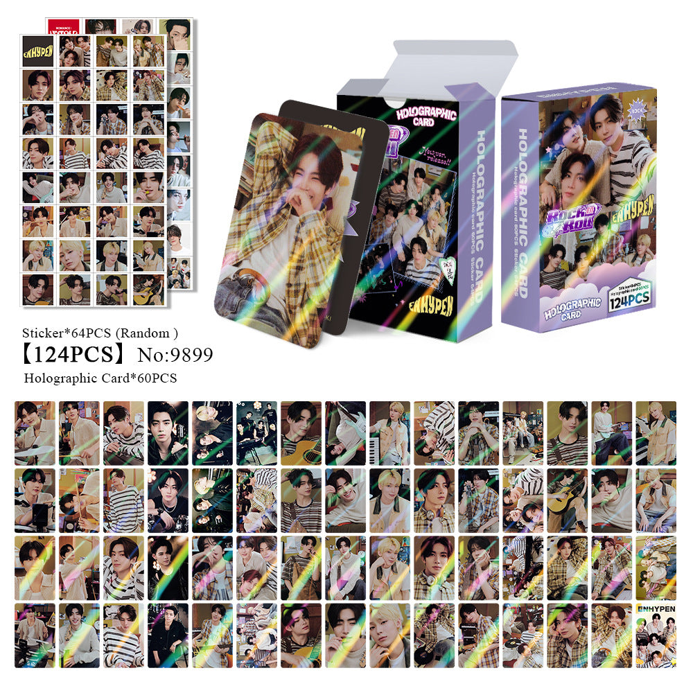[PRE-ORDER] ENHYPEN 'ROCK en Roll' holographic lomocards (124pcs)
