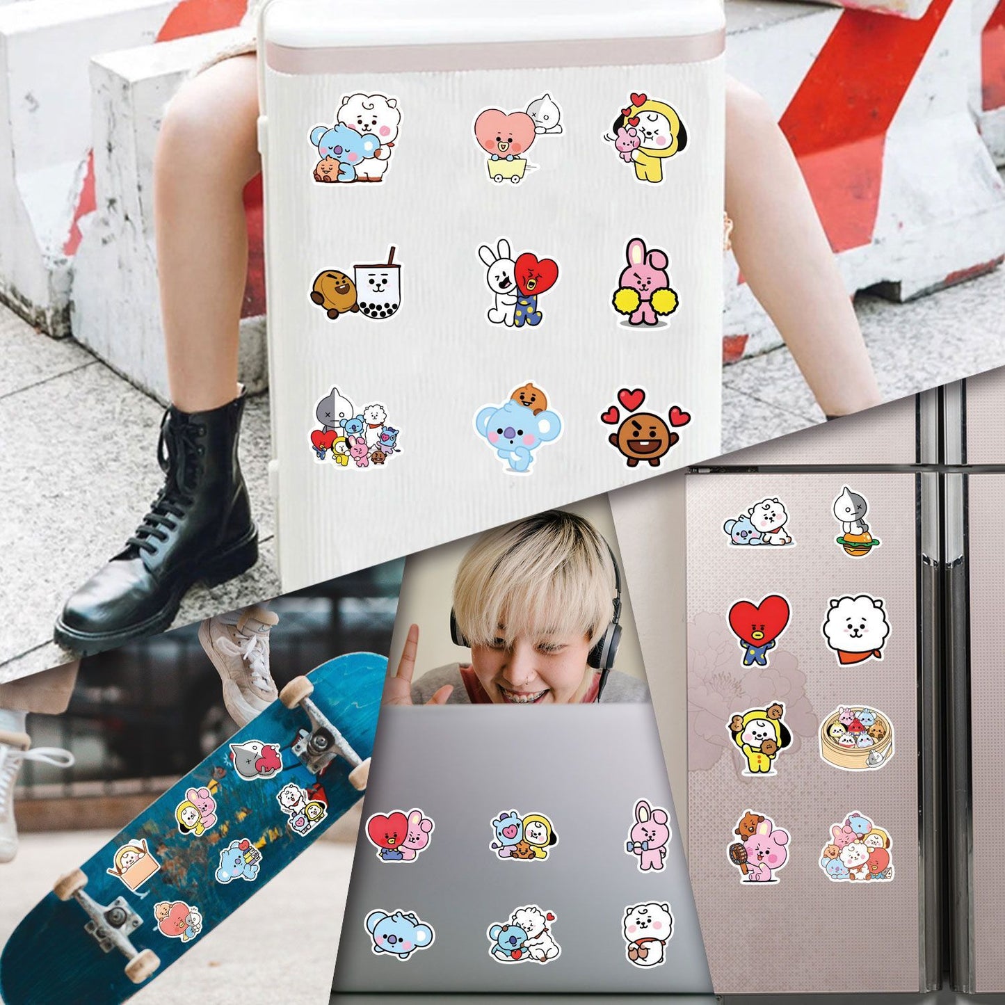 [PRE-ORDER] BT21 stickers SET ver.2 (55pcs)