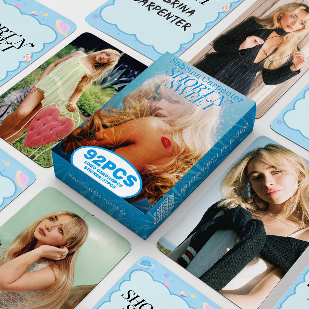[PRE-ORDER] Sabrina Carpenter 'Short n' Sweet' lomocards (92pcs)