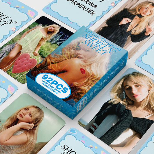 [PRE-ORDER] Sabrina Carpenter 'Short n' Sweet' lomocards (92pcs)