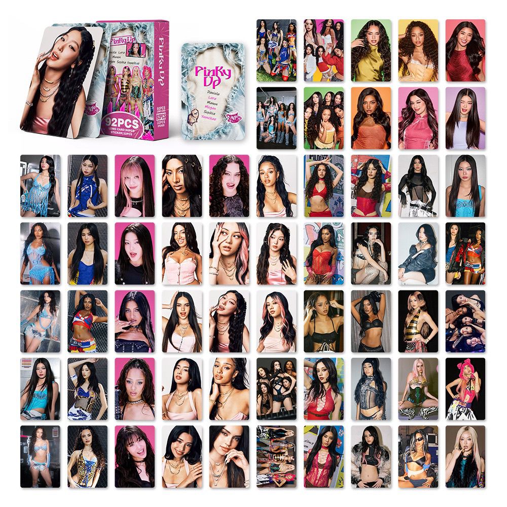 [Në Gjendje] KATSEYE 'Pinky Up' lomocards (92pcs)