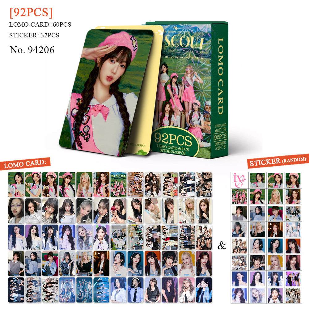 [BULK PRE-ORDER] Set of 5 ALL GIRL GROUPS Lomocard Packs (92pc)