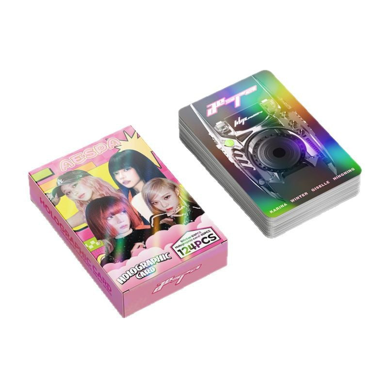 [PRE-ORDER] AESPA holographic lomocards (124pcs)