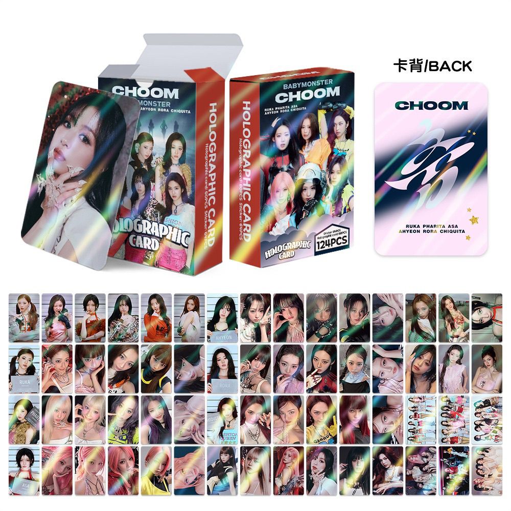 [Në Gjendje] BABYMONSTER 'Choom' Lomocards (124pcs)