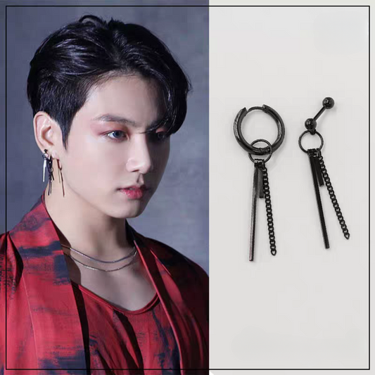 [PRE-ORDER] BTS JUNGKOOK Titanium Steel Earrings (single piece)