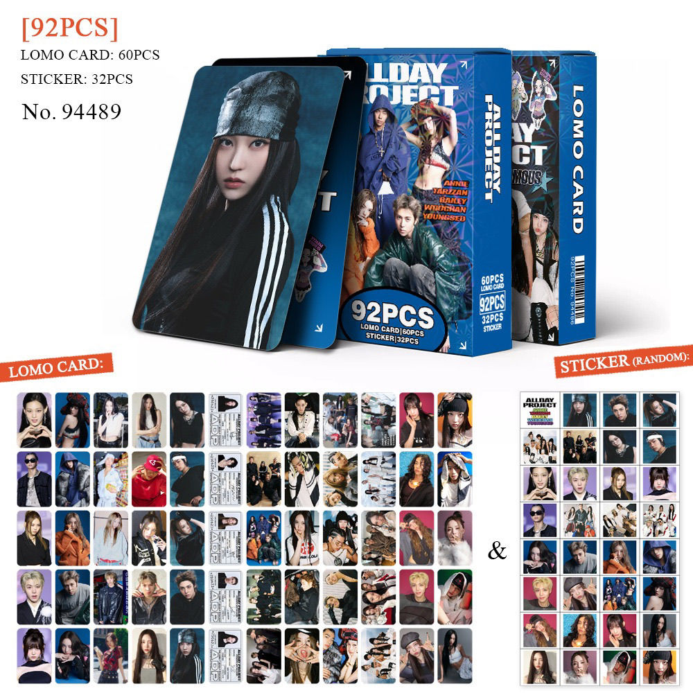 [PRE-ORDER] ALLDAY PROJECT lomocards (92pcs)