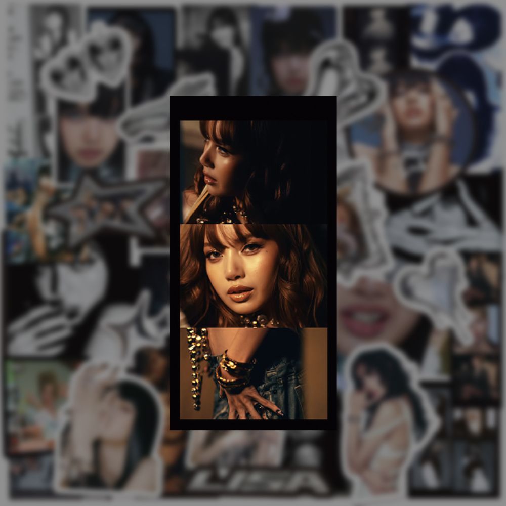[PRE-ORDER] BLACKPINK LISA 'Rockstar' Sticker Set (50pcs)