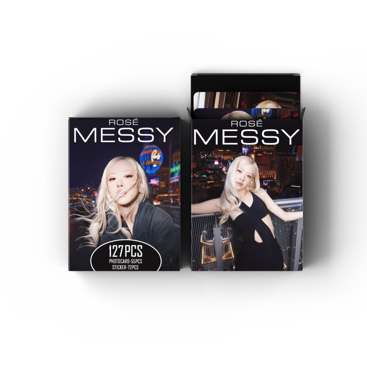 [PRE-ORDER] BLACKPINK ROSE 'Messy' lomocards (127pcs)