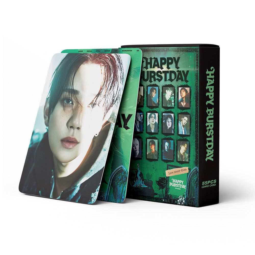 [PRE-ORDER] SEVENTEEN 'Happy Burstday' lomocards (55pcs)