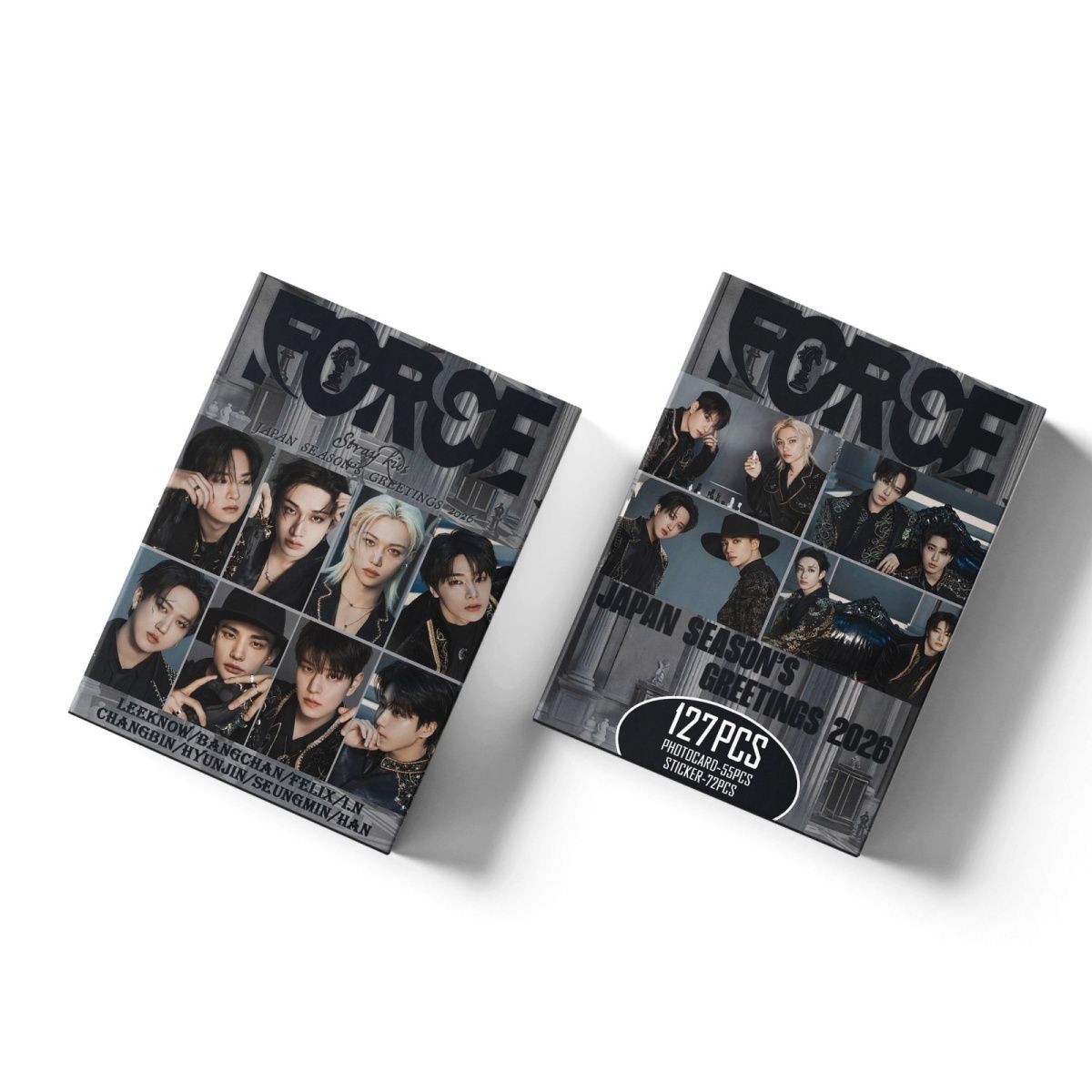 [PRE-ORDER] Stray Kids 'Force' Japanese 2026 Season's Greetings lomocards (127pcs)