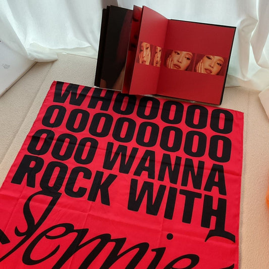 [PRE-ORDER] Blackpink JENNIE Coachella Red Bandana