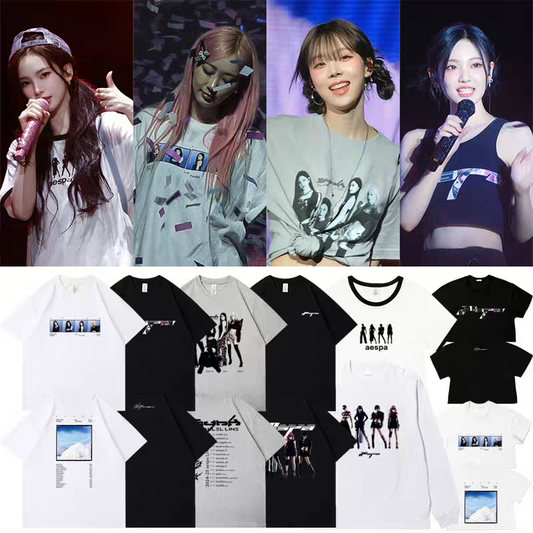 [PRE-ORDER] AESPA SynkParallelLine T-shirts