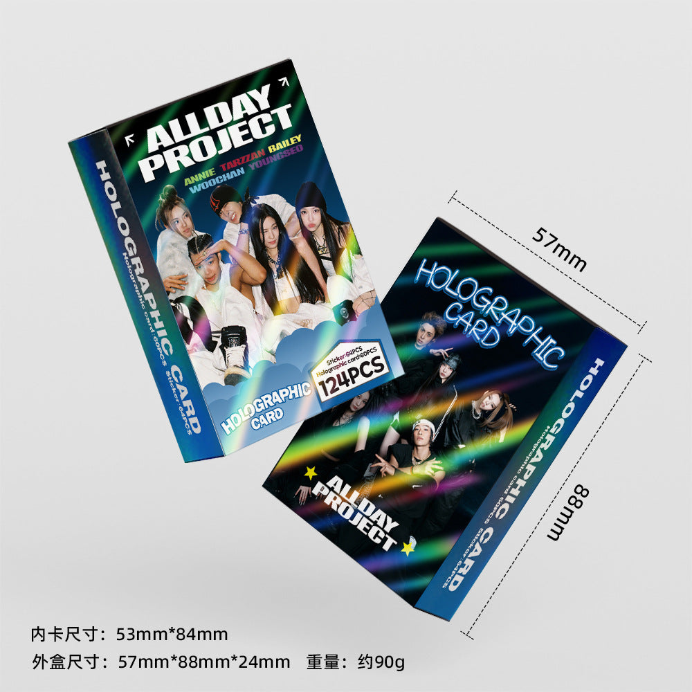 [PRE-ORDER] ALLDAY PROJECT holographic lomocards (124pcs)