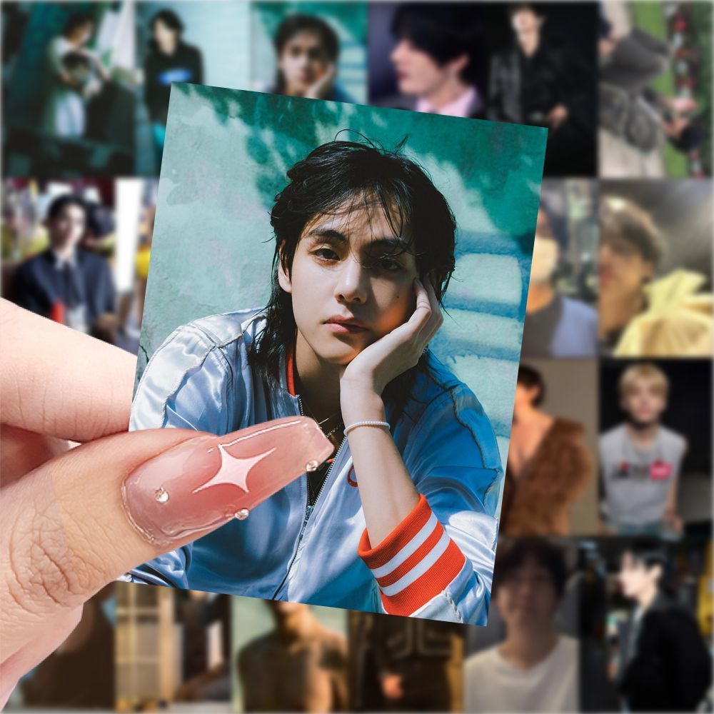 [Në Gjendje] BTS Taehyung waterproof stickers (63pcs)