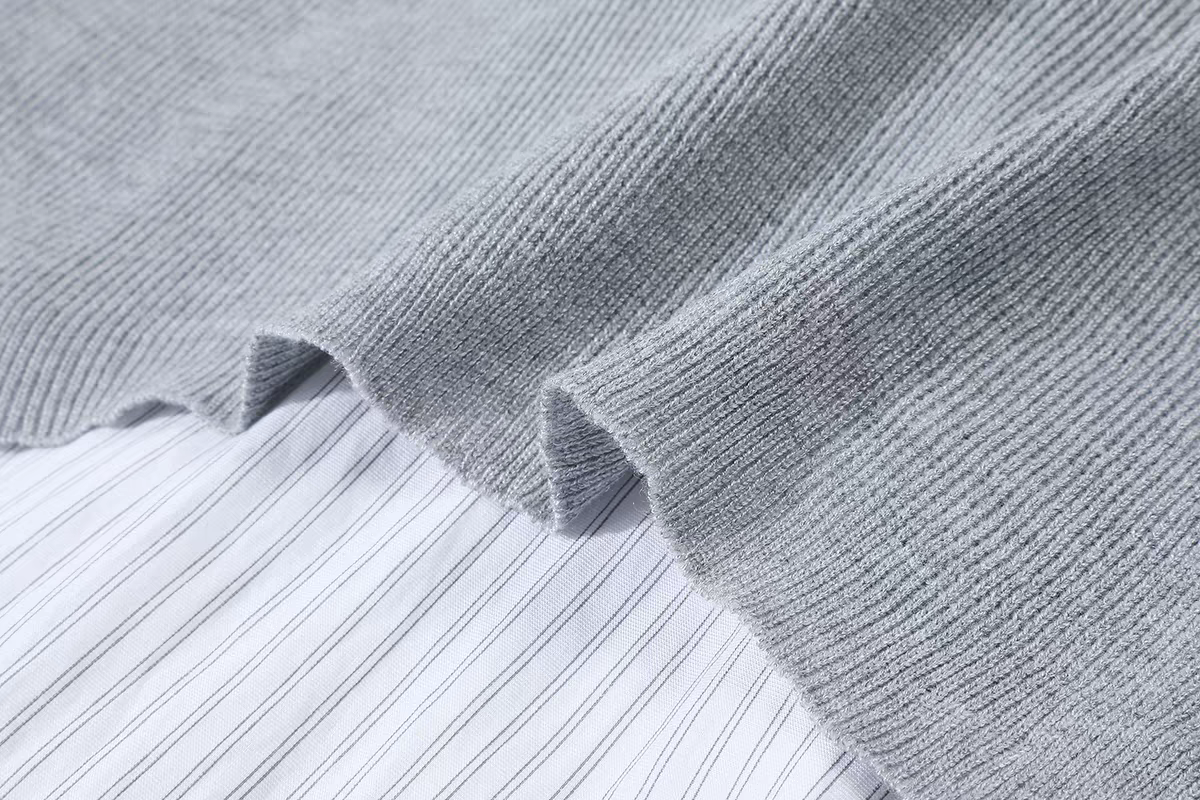 [PRE-ORDER] CuteGirl Striped Shawl Polo Collar Shirt – Women’s Early Autumn Casual Wear