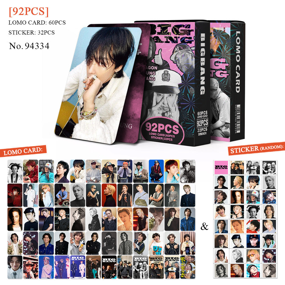 [BULK PRE-ORDER] Set of 5 From ALL BOY GROUPS Lomocard Packs (92pc)