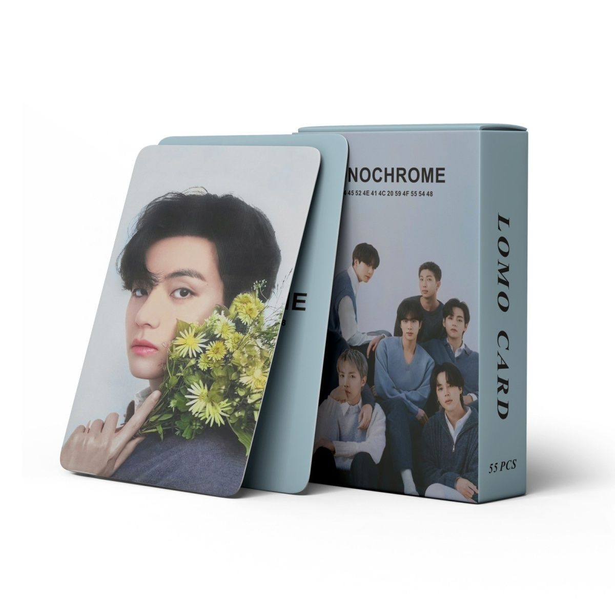 [PRE-ORDER] BTS Monochrome lomocards (55pcs)