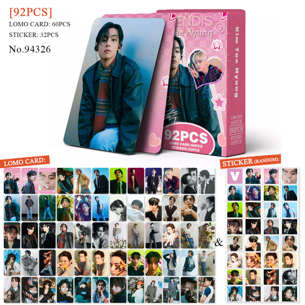 [BULK PRE-ORDER] Set of 5 From ALL BOY GROUPS Lomocard Packs (92pc)