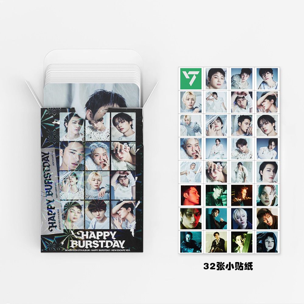 [PRE-ORDER] SEVENTEEN 'Happy Burstday' lomocards (92pcs)
