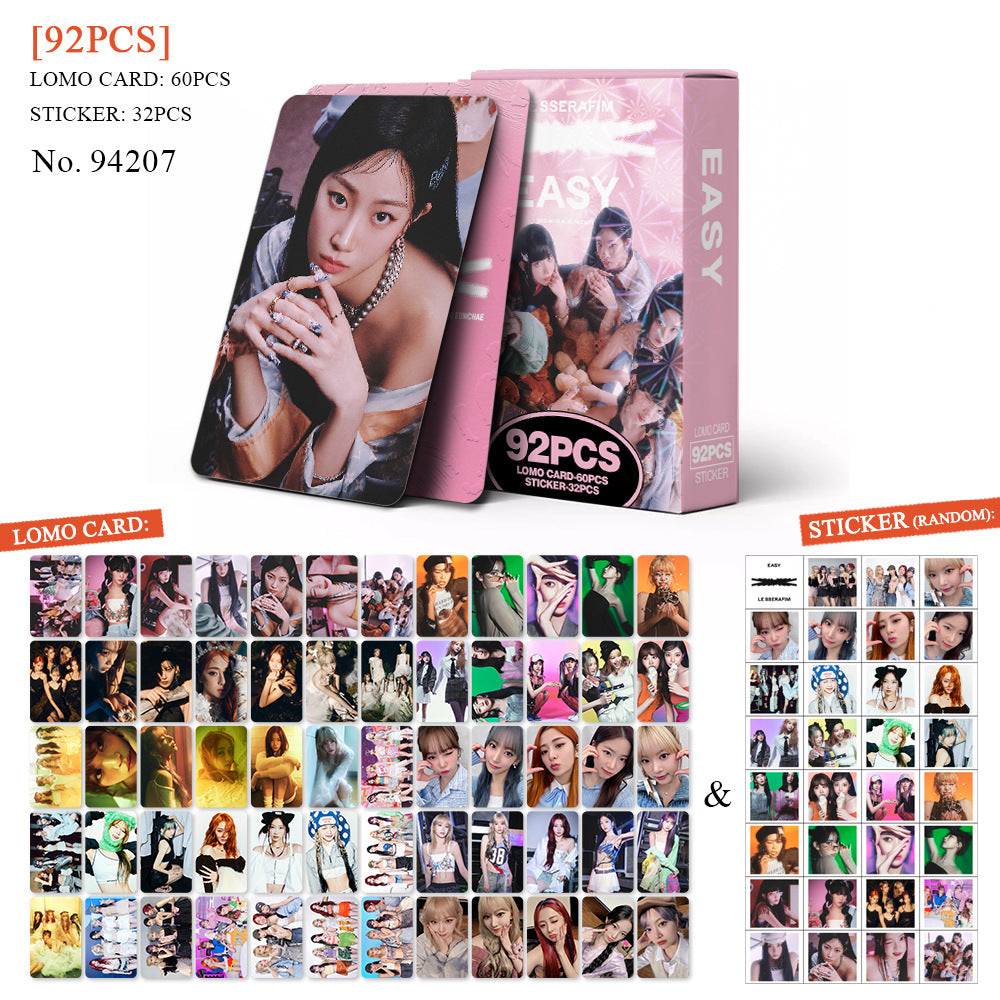 [BULK PRE-ORDER] Set of 5 ALL GIRL GROUPS Lomocard Packs (92pc)