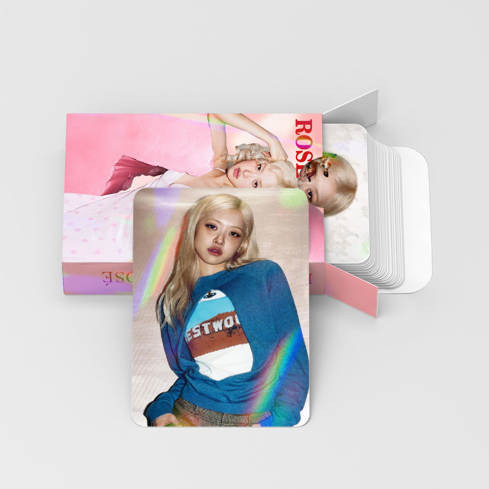 [Në Gjendje] BLACKPINK Rose laser lomocards (30pcs)