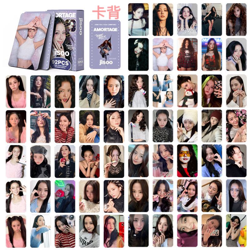 [PRE-ORDER] BLACKPINK Jisoo 'Amortage' lomocards (92pcs)