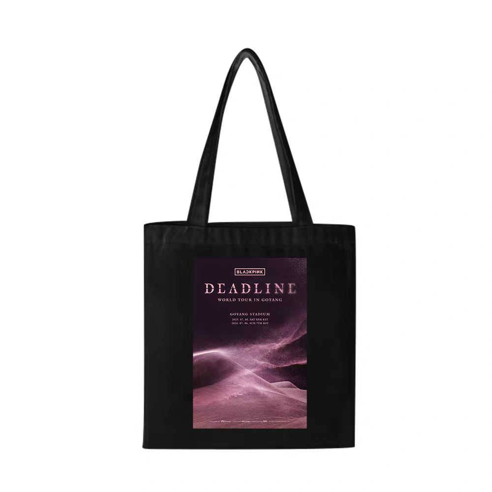 [PRE-ORDER] BLACKPINK 2025 'DEADLINE' Tour Tote Bags