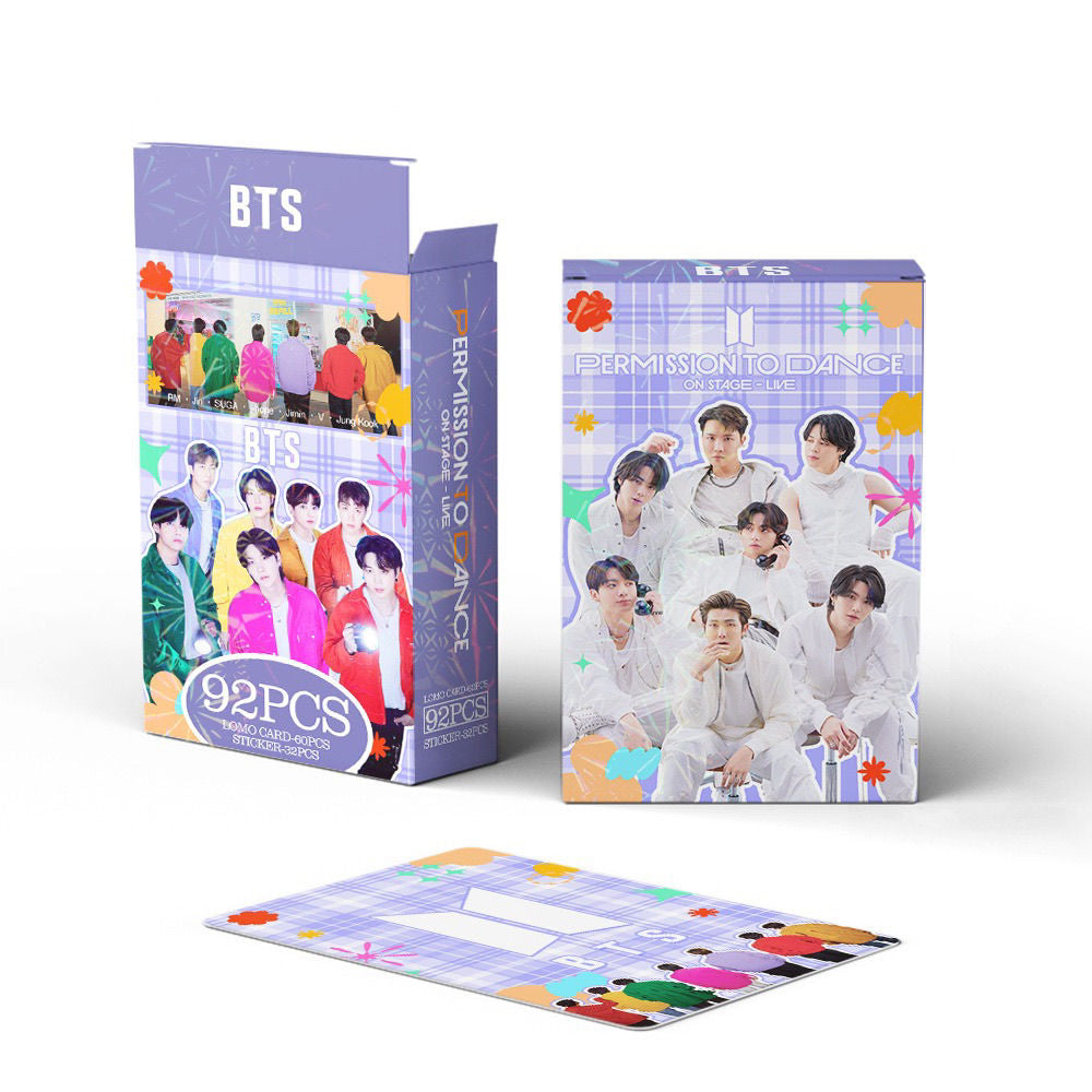 [PRE-ORDER] BTS 'Permission To Dance' lomocards (92pcs)