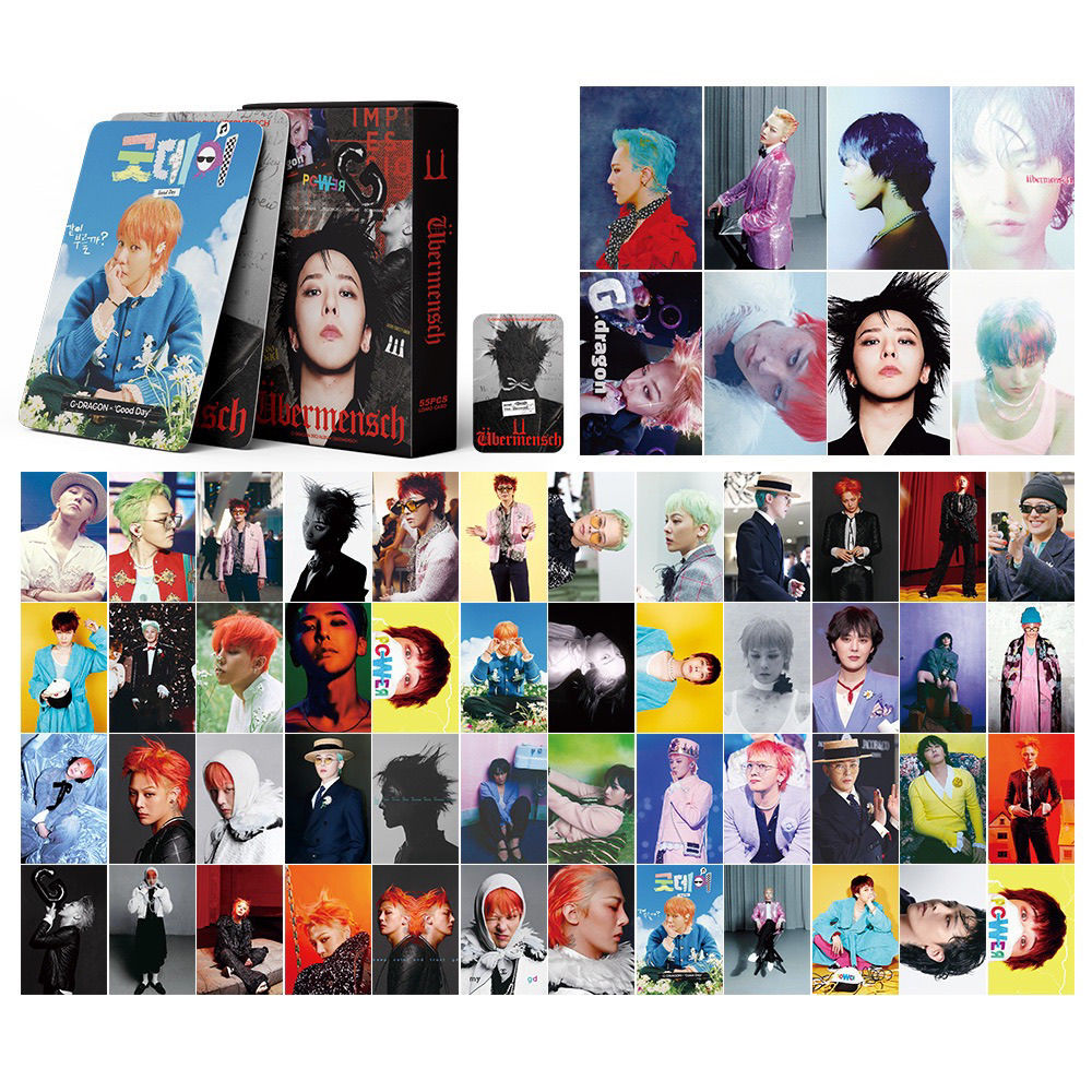 [PRE-ORDER] G-DRAGON Übermensch ver.1 lomocards (55pcs)