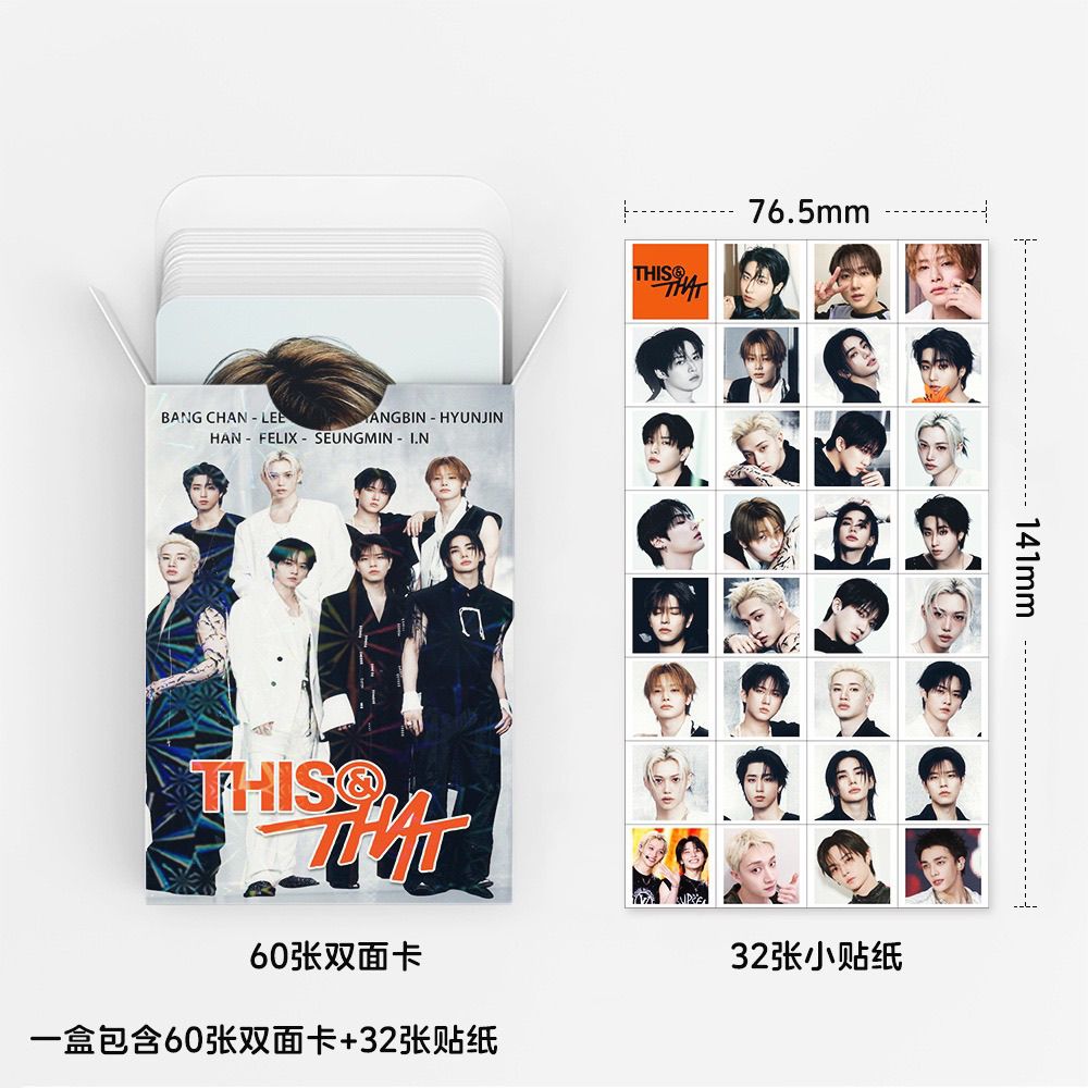 [Në Gjendje] Stray Kids BangChan 'THIS & THAT' lomocards (92pcs)