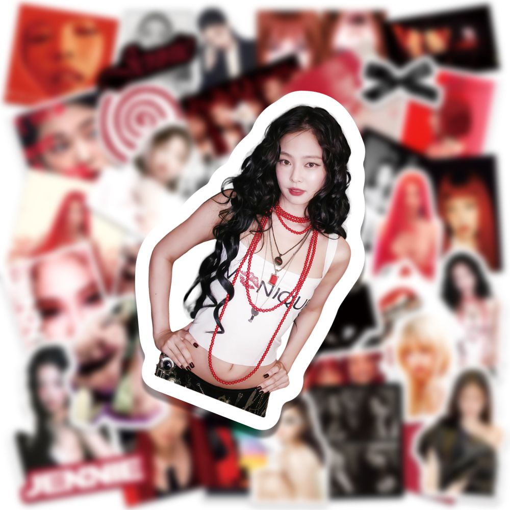 COMING SOON ✈️: BLACKPINK JENNIE 'RUBY' Sticker Set (50pcs)