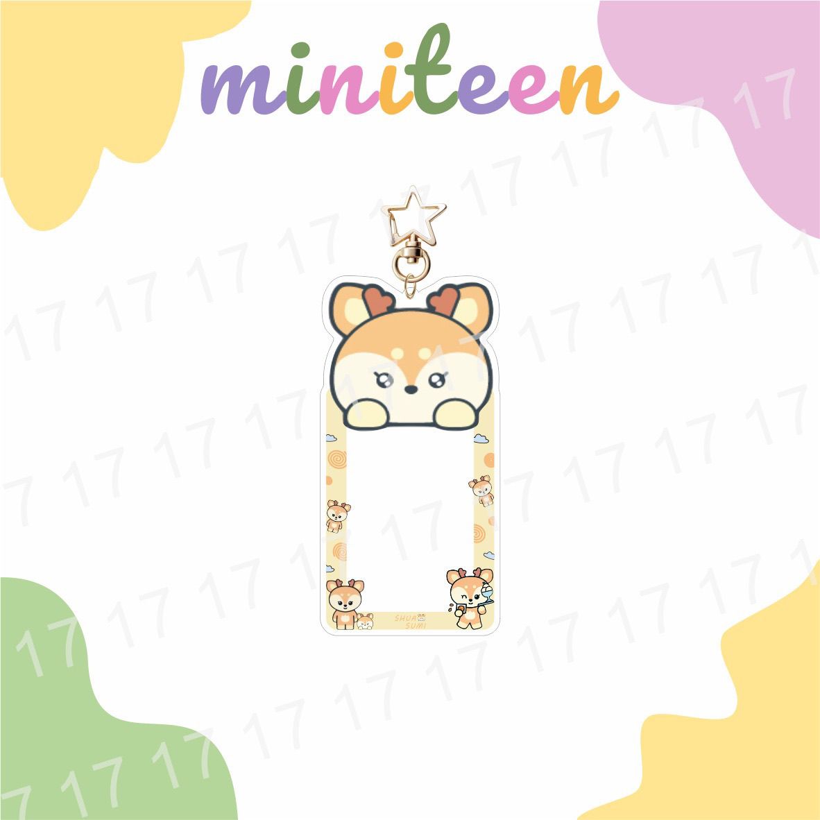 [PRE-ORDER] SEVENTEEN Photocard Acrylic Holder Keyring