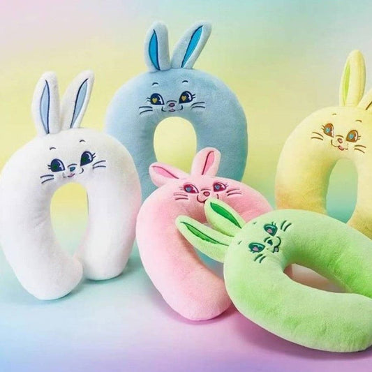 [PRE-ORDER] NEW JEANS Bunnies Travel Neck Pillow