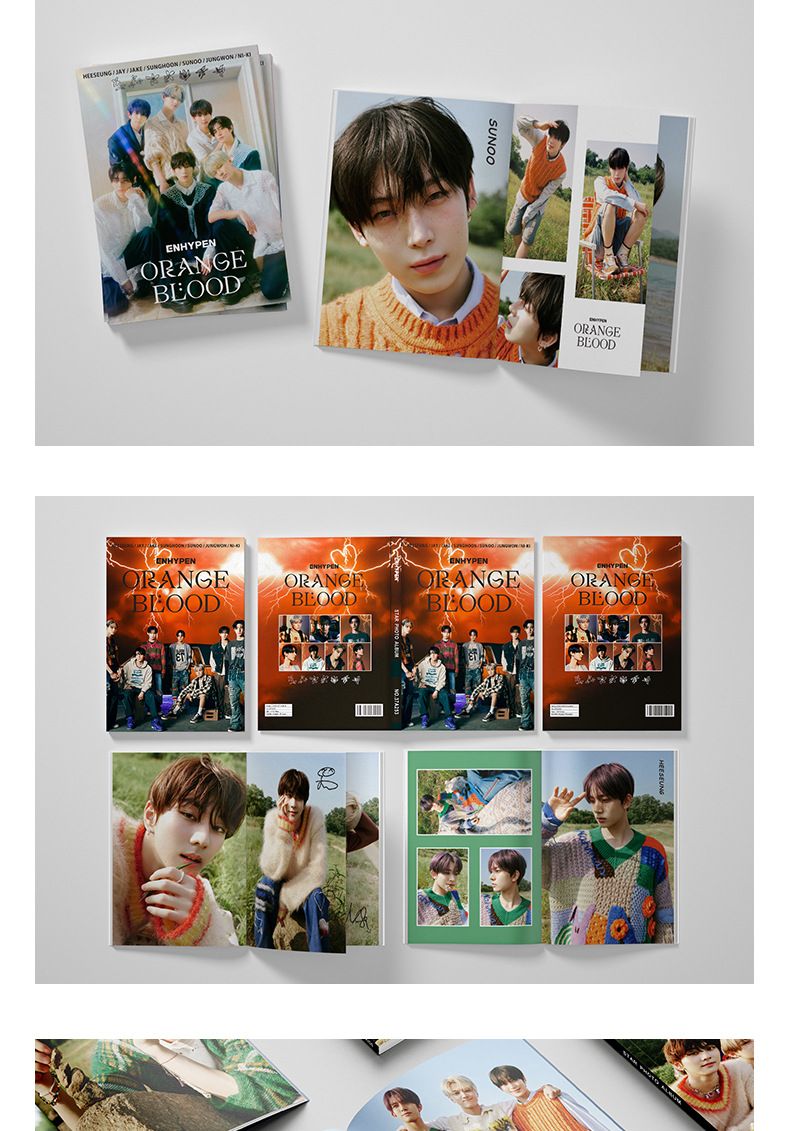 [Në Gjendje] Enhypen 'Orange Blood' Photo Album