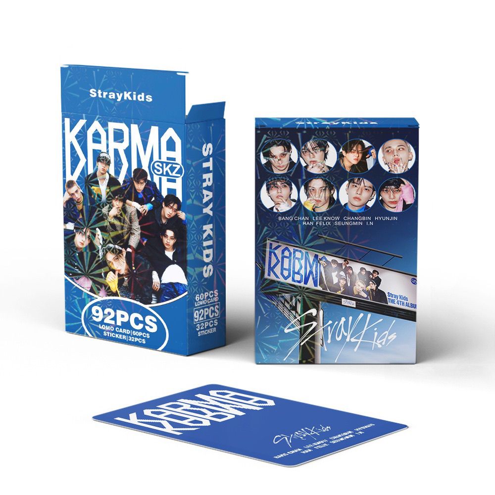 [Në Gjendje] STRAY KIDS 'KARMA' ver. 1 lomocards (92pcs)