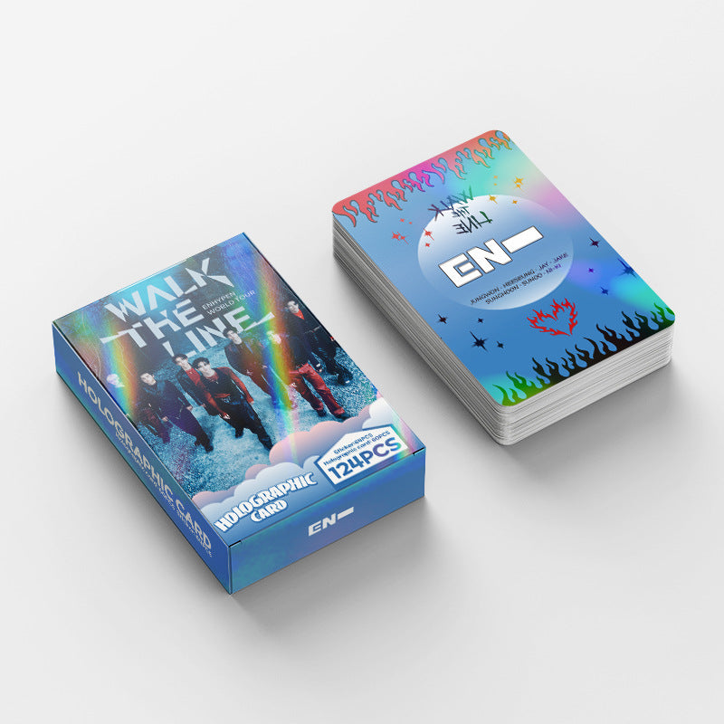 [PRE-ORDER] ENHYPEN 'ROCK en Roll' holographic lomocards (124pcs)