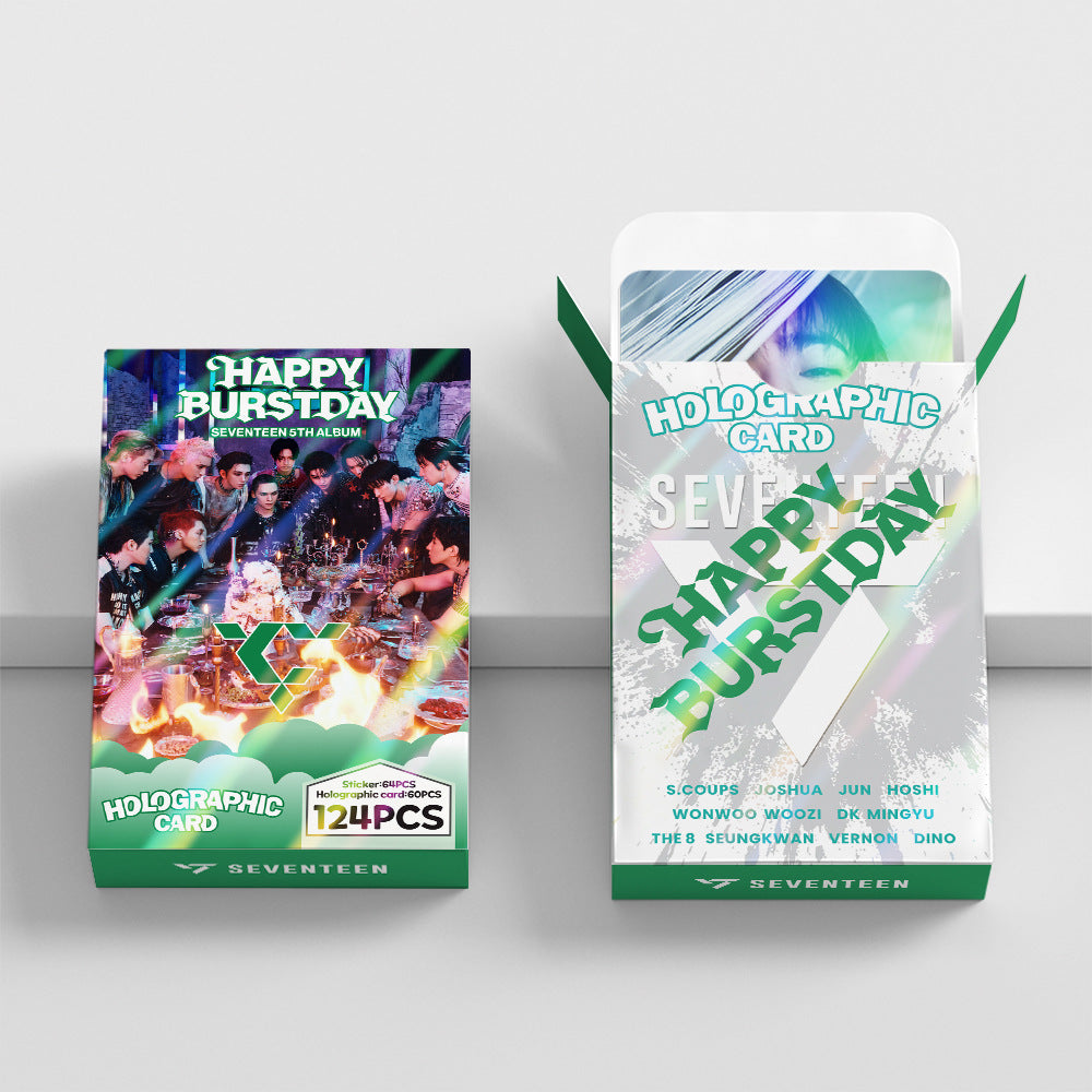 [Në Gjendje] SEVENTEEN 'Happy Burstday' holographic lomocards (124pcs)