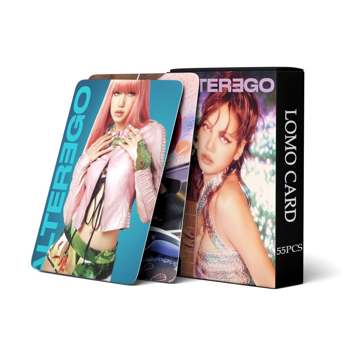 [PRE-ORDER] BLACKPINK Lisa ALTER EGO ver.1 lomocards (55pcs)