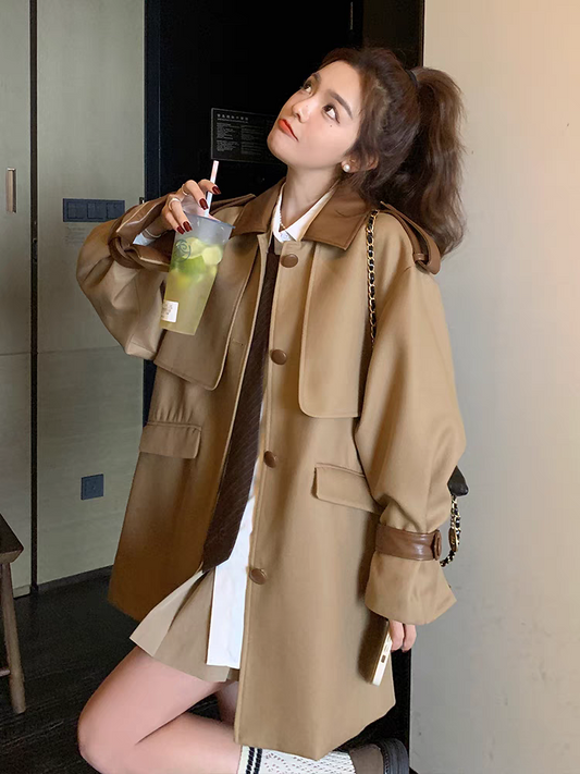 [PRE-ORDER] High-End KOREAN Style Windbreaker Jacket (Women’s – Spring & Autumn 2025)